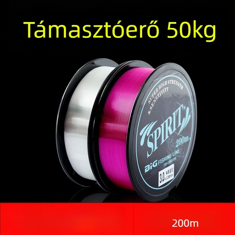 Fisherman Cat Nylon fő zsinór horgászat— erős húzás, 10 tekercs a dobozban