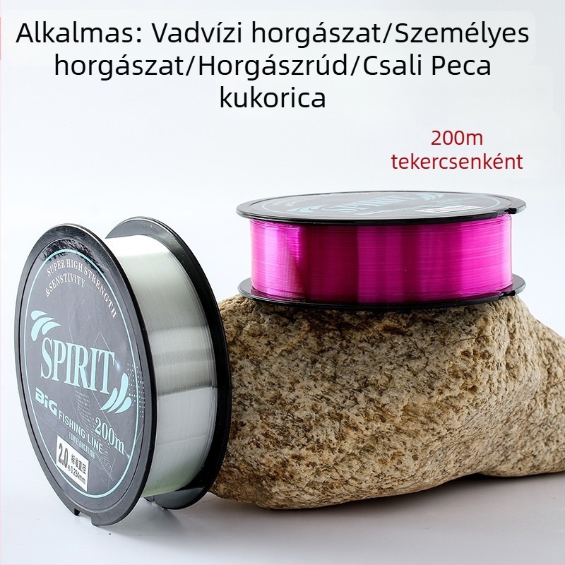 Fisherman Cat Nylon fő zsinór horgászat— erős húzás, 10 tekercs a dobozban