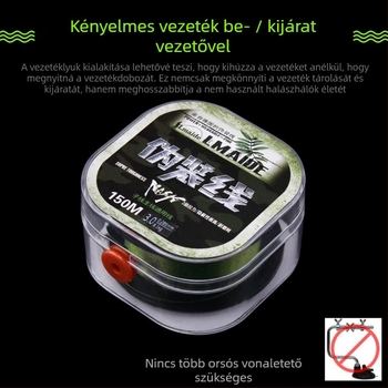 Nylon főzsinór halászathoz, szakítószilárdság 15 lb, 30 darabos csomag