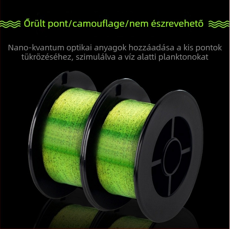 Nylon főzsinór halászathoz, szakítószilárdság 15 lb, 30 darabos csomag