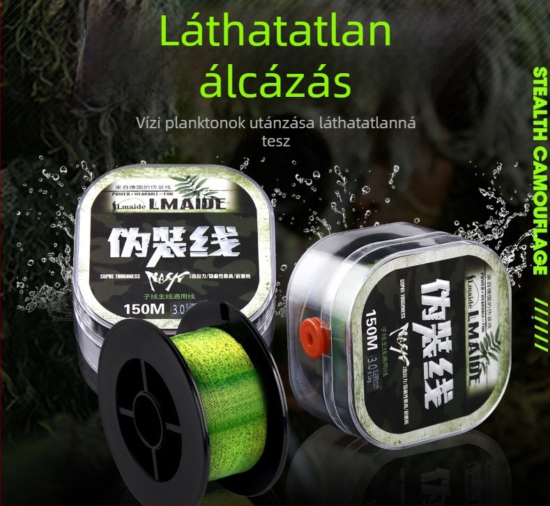 Nylon főzsinór halászathoz, szakítószilárdság 15 lb, 30 darabos csomag