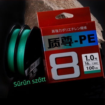 Quality 8-szálas PE fő vonal – sima, kopásálló, erős, szorosan összetett
