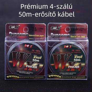 HJ PE fő horgász damil, szakítószilárdság 9LB–97LB, csomagolás 10–300 db