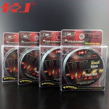 HJ PE fő horgász damil, szakítószilárdság 9LB–97LB, csomagolás 10–300 db