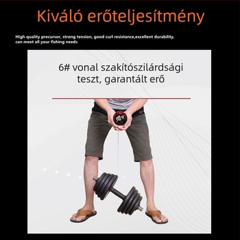 Neilonból készült fő halászati zsinór, erős, 100 m hosszú, Fish in the Pool márka, 10 tekercs egy dobozban