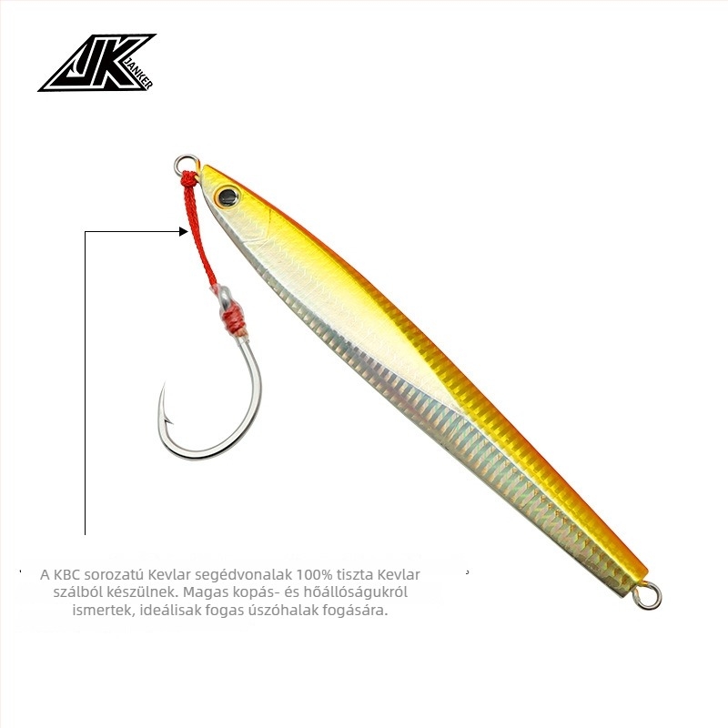 Swordsman KBC Kevlar-PE horogzsinór csónakos horgászathoz, piros, harapásálló