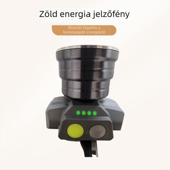 Xilige 21700 LED fejlámpa, újratölthető, fejre rögzíthető, hosszú hatótávolságú lézersugár, 500–1000 m, üzemidő 20–40 óra, modell 608