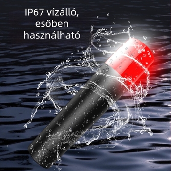 Hajó éjszakai navigációs fény – LED, ABS+PC ház, töltőre csatlakozó energiaellátás, modell T1, intelligens érintőkapcsoló