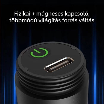 Hajó éjszakai navigációs fény – LED, ABS+PC ház, töltőre csatlakozó energiaellátás, modell T1, intelligens érintőkapcsoló