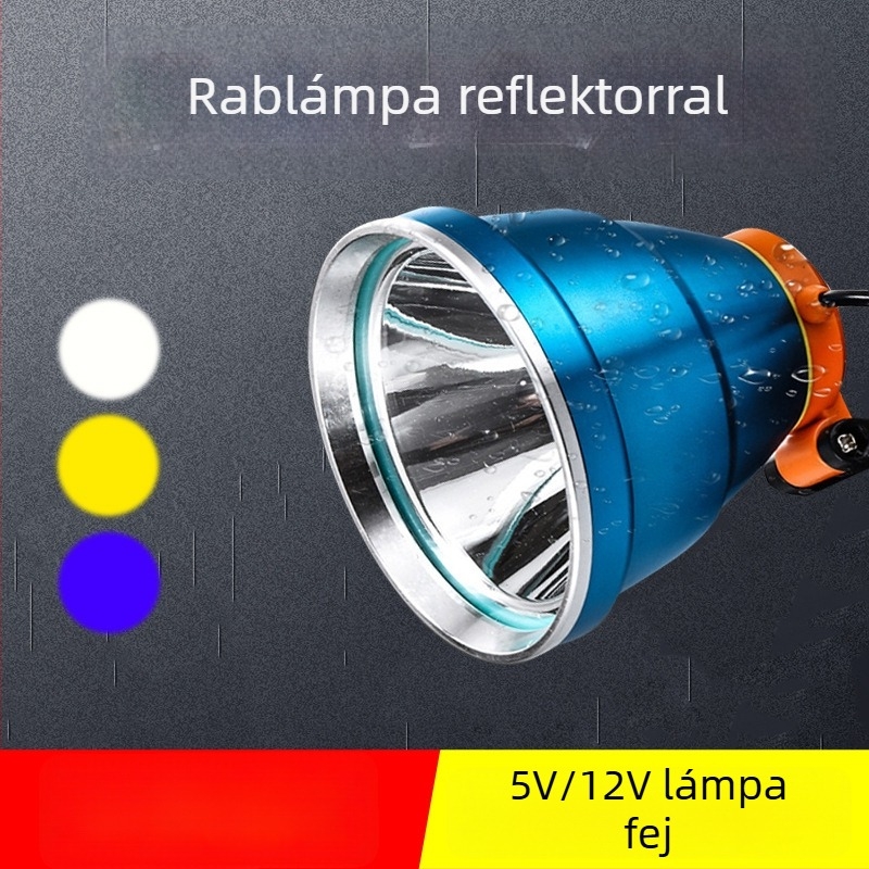 Horgász LED éjszakai fény - alumíniumötvözet, külső energiaellátás szükséges, LED fényforrás, 100-200 m hatótávolság, Fisherman's Treasure