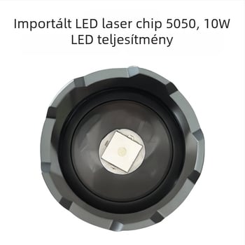 Éjszakai horgász lámpafej USB külső tápellátással, állandó áram, 5V állítható fókusz, három LED fényforrás, 200–500 m hatótávolság