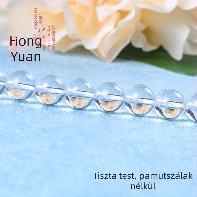 DIY ékszerekhez szabad gyöngyök, piezoelektrikus kristály, polírozott felület, Yiwu eredet