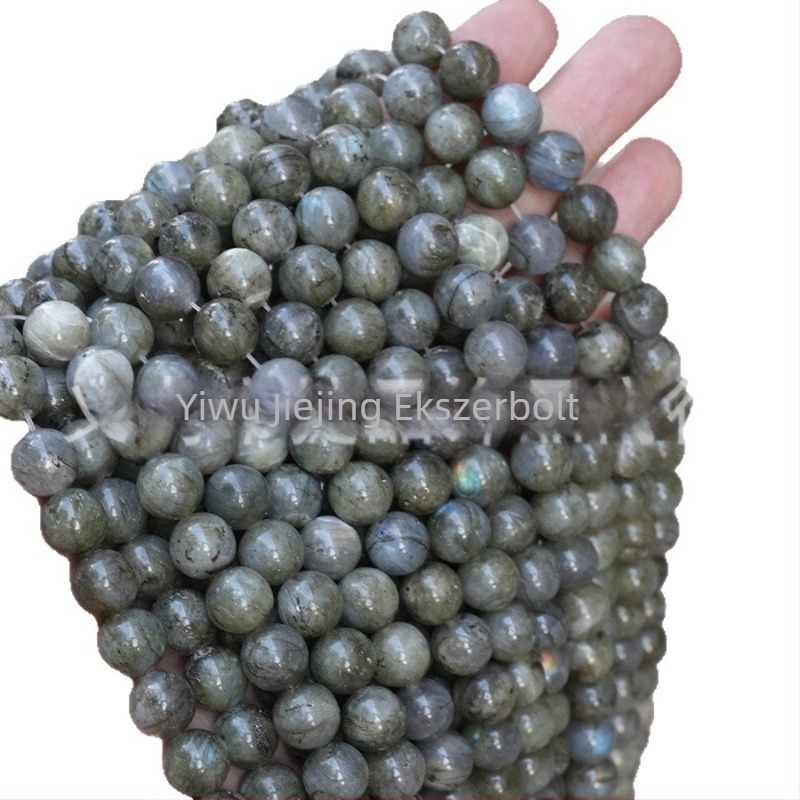 Természetes fehér, csillogó kő szabad gyöngyök, kerek, 10 mm, karkötő DIY, kiváló minőségű ékszer alkatrészek
