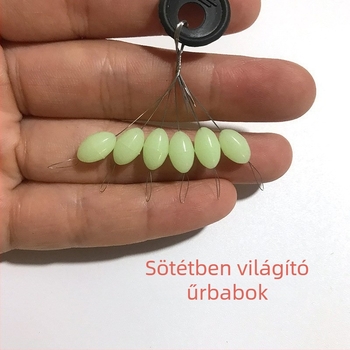Világító szilikon olíva alakú horgász súly tengeri horgászathoz