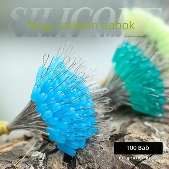 Feibashi szilikon spacer gyöngyök (Márka: Feibashi, Anyag: Szilikon, Mennyiség: 100 db)