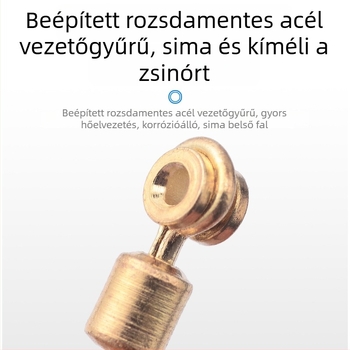 Rézfejű tengeri horgászkészlet: űrgyöngyök, nyolcas alakú gyűrű, nagy hasú úszó, külső APO csatlakozó