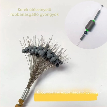 100 darab gömb alakú távtartó gyöngyök, űrgyöngyök, kis kiegészítő