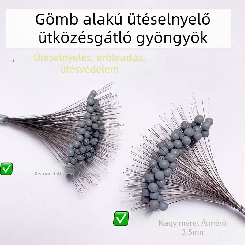 100 darab gömb alakú távtartó gyöngyök, űrgyöngyök, kis kiegészítő