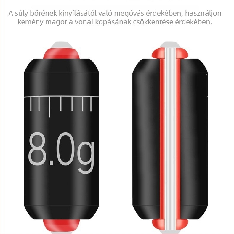 Xin Chaoyue Csúszó Horgászkészlet – Szilikon Űr-Golyók, Nyolcszögű Gyűrűk, Gyors Ólom Készlet