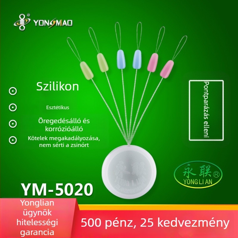 Yonglian Szilikon Anti-Klaff Bab, Amerikai Stílusú Forgó Elválasztó, Space Bean Horgászfelszerelés YM-5020, Eredet: Kína