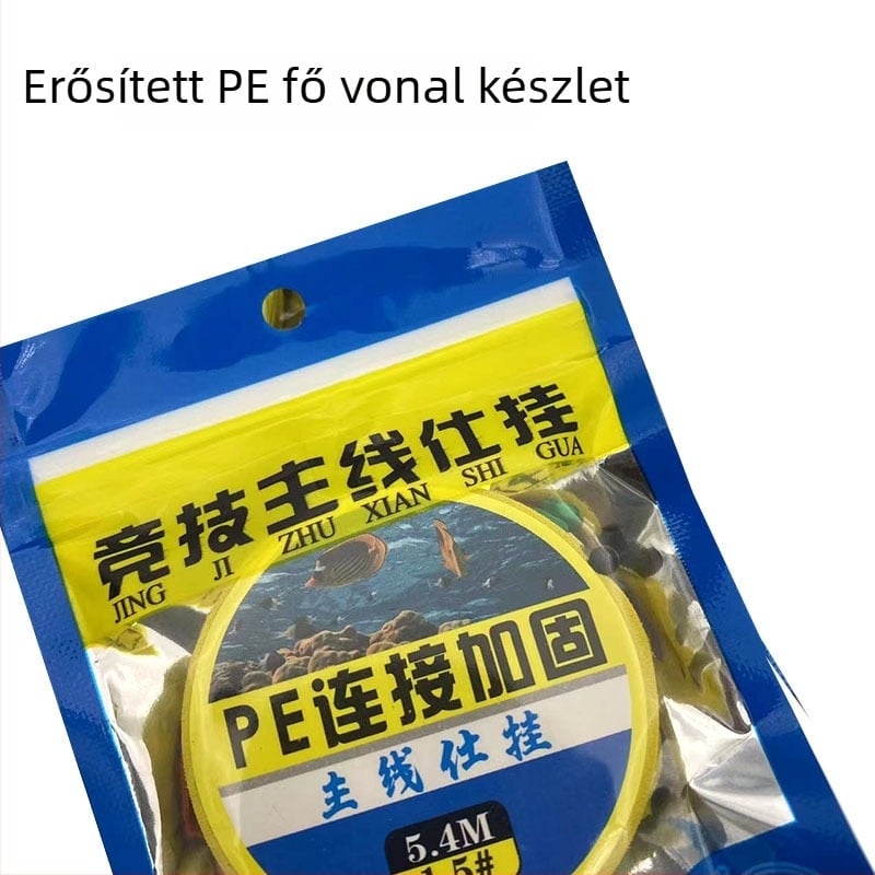 PE-csatlakozású megerősített damilkészlet horgászathoz – űrgyöngy, dupla magos úszóülés (Márka: Other; Eredet: Kína; Anyag: Damil)