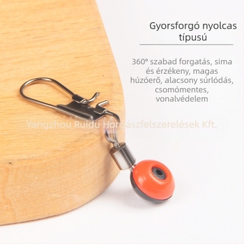 Sharpness Tengeri horgászat összekötő, rozsdamentes acélból, tű és úszó gyöngy
