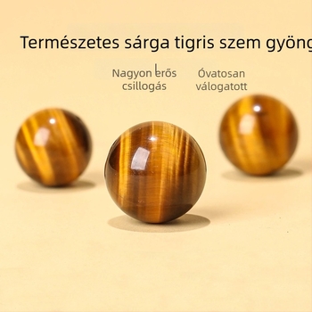 Ékszerkellékek: tigriszem kő gyöngyök, szabad gyöngyök, csiszolás és polírozás, magas minőségű, kör alakú gyöngyök, nemes mintázat