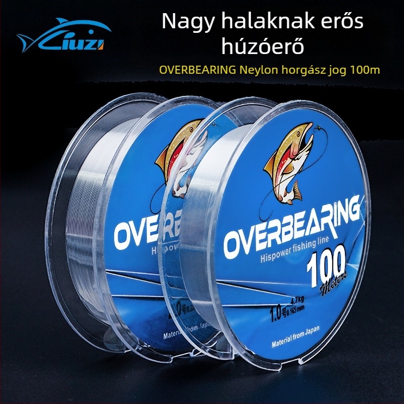 Nylon fő damil horgászathoz, kopásálló, dobozban 100 darab