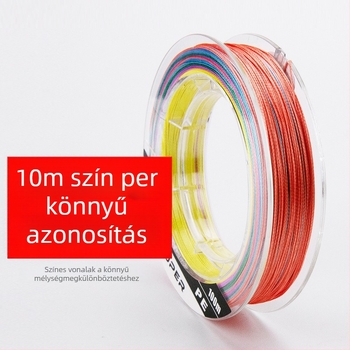 Fő horgász zsinór, PE anyag, nagy szakítószilárdság, 100 m hosszú