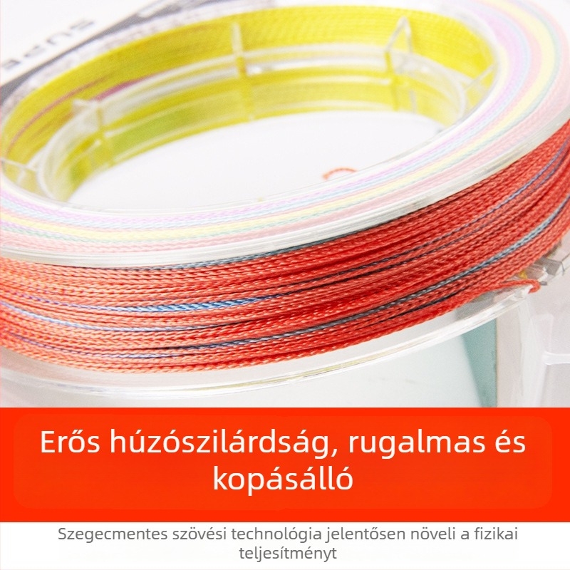 Fő horgász zsinór, PE anyag, nagy szakítószilárdság, 100 m hosszú