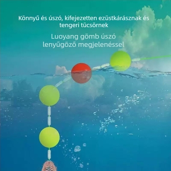 Grass carp horgászatra készült vonal készlet, gömb alakú lebegő PE-sor, 100 m, egyetlen horog, hosszú dobásokhoz