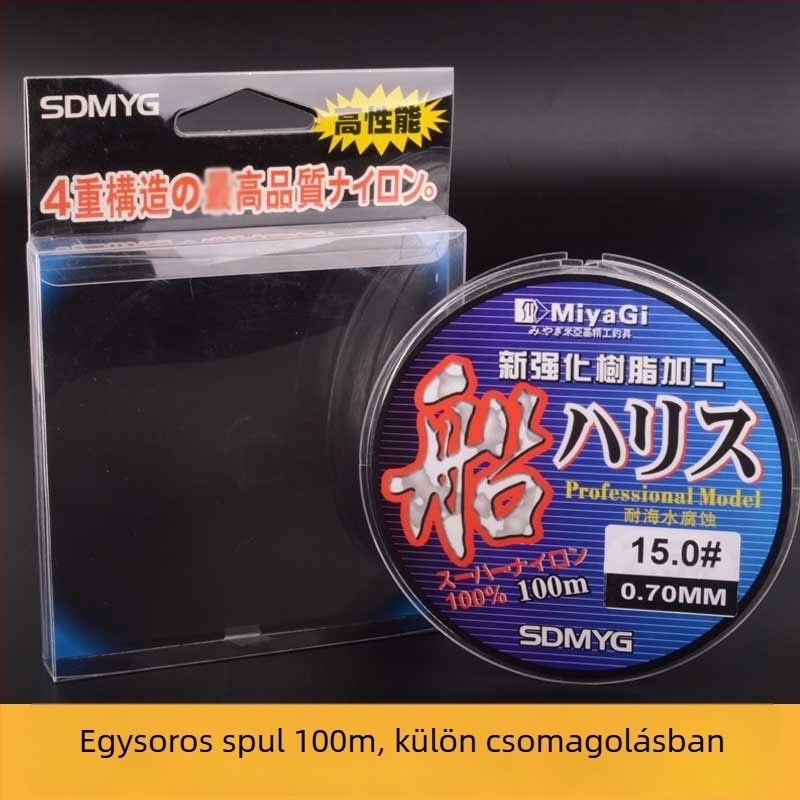 Voyager horgászzsinór Sub-line nejlon, szuper erős, 10 db
