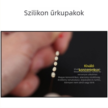 Horgászfelszerelés: szilikon gyöngyök, tartós gumigyöngyök, cilindrikus közbenső gyöngyök 7+1
