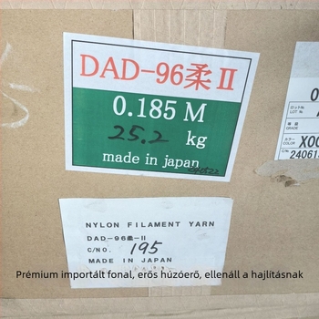 Kanai Koto Csomómentes alsor — Nylon, rendkívül erős, 10 darabos csomag