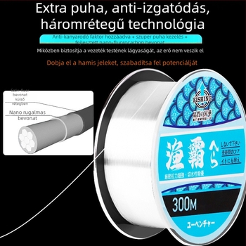 Nylon fő zsinór horgászathoz - Magas erősség - 200 db dobozban - Famous sea