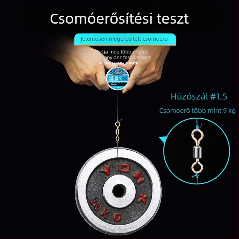Nylon fő zsinór horgászathoz - Magas erősség - 200 db dobozban - Famous sea