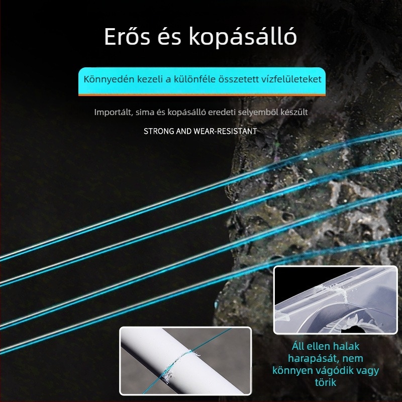 Nylon fő zsinór horgászathoz - Magas erősség - 200 db dobozban - Famous sea