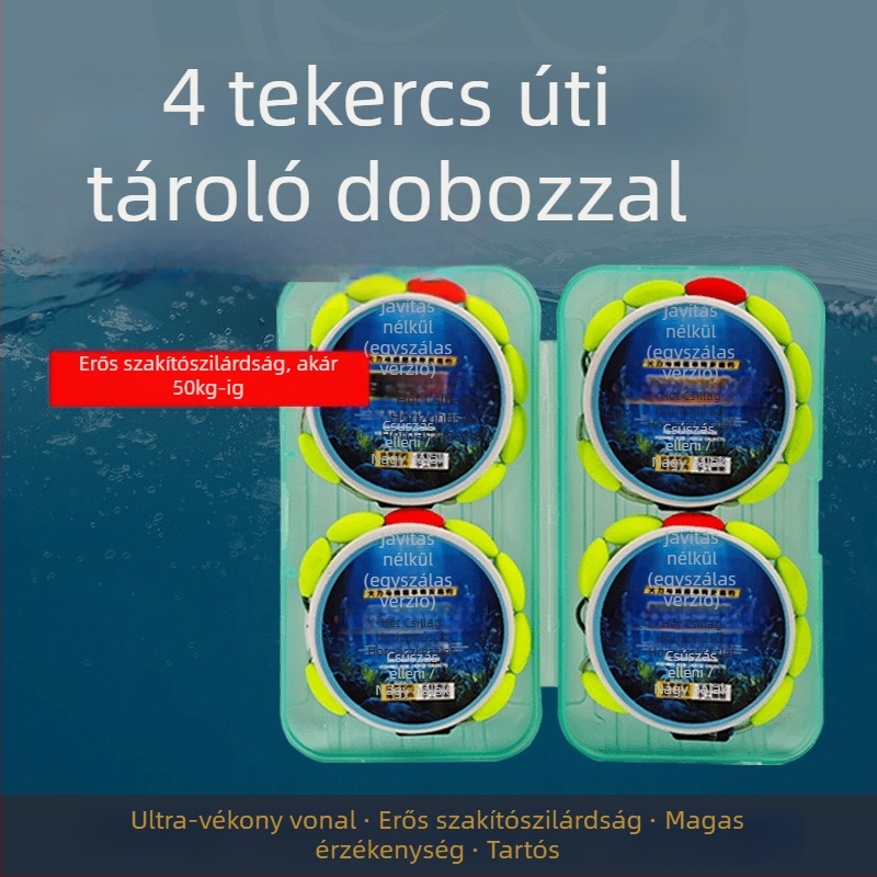 Teljes hagyományos nehéz fő zsinórkészlet hétcsillagos úszóval és Iseni horogakkal
