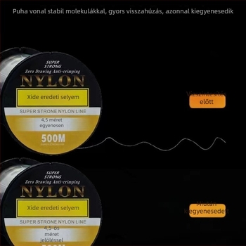 GER-SUPER nejlon fő zsinór horgászathoz, 1 db, Márka: GER-SUPER; Anyag: Nylon; Eredet: Kína