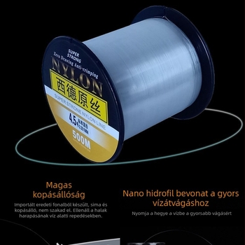 GER-SUPER nejlon fő zsinór horgászathoz, 1 db, Márka: GER-SUPER; Anyag: Nylon; Eredet: Kína