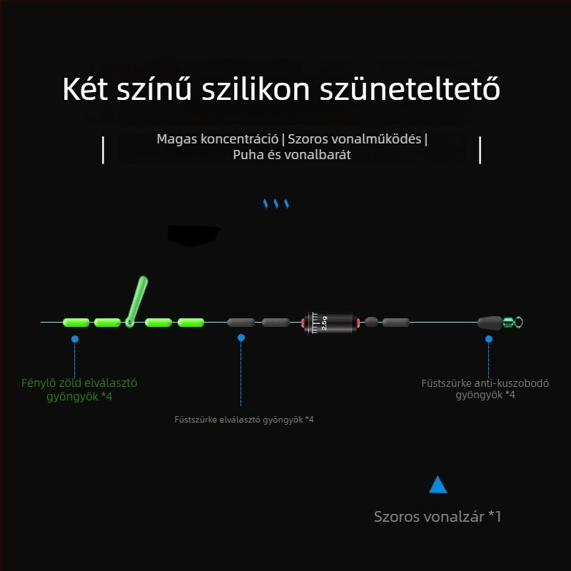 Kézzel készített főline készlet versenyképes Tai-diao horgászathoz, magas szakítószilárdságú nylon fonalból