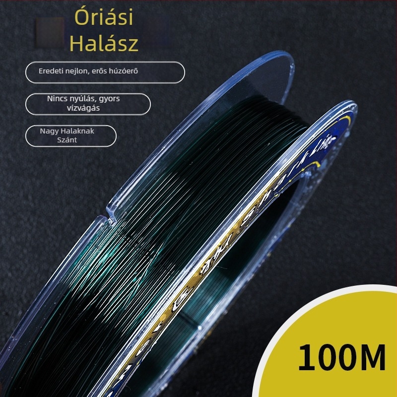 Fő horgász zsinór — nylon, 100 m, szakítószilárdság 30 kg, 5 db a dobozban
