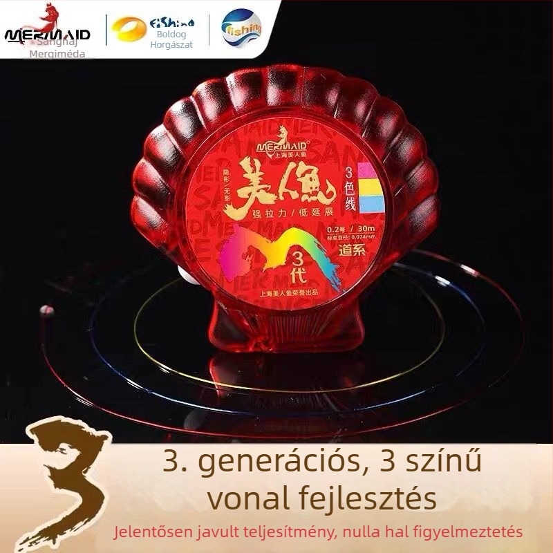 Fő halászati damil – Nylon, Shanghai Mermaid, szuper erős, 10 darabos csomag