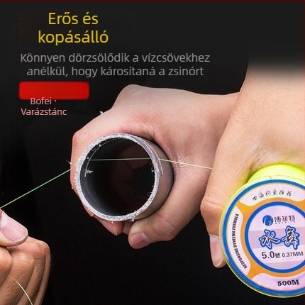 Boffett Water Dance 500 m nylon fő damil tengeri horgászathoz, előke