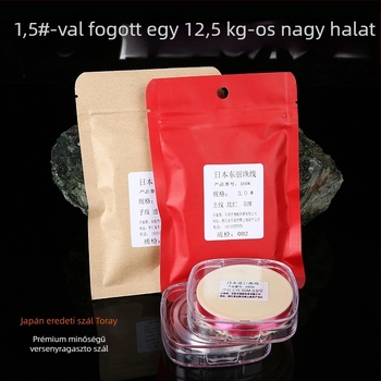 Fő horgászzsinór, nejlon, erős, 50 m hosszú, 10 tekercses doboz