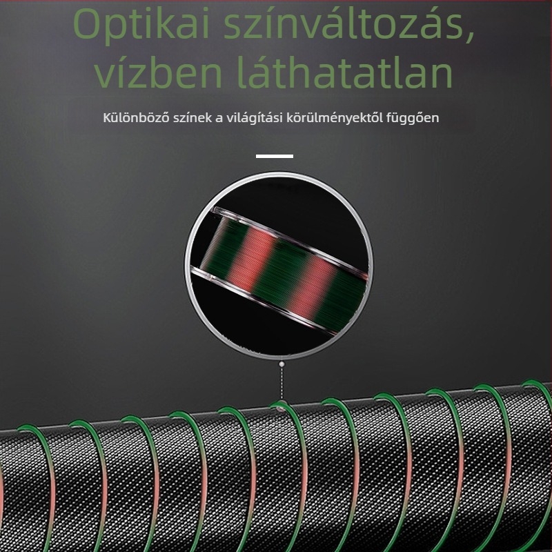 Fő halászati vonal — Anyaga: Nylon; Szilárdság: Szuper erős; Márka: Thousand Silk Square; Csomagolás: 10 lemezek egy kis dobozban