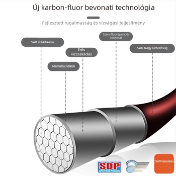 Nylon főline damil horgászathoz, erős, 5 tálcás doboz