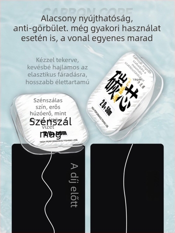 Heidi fő horgászvonal, karbonszerkezetű mag Hercules