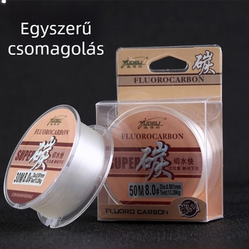 Szénszálas horgász alsó zsinór, nagy szilárdság, 300 db