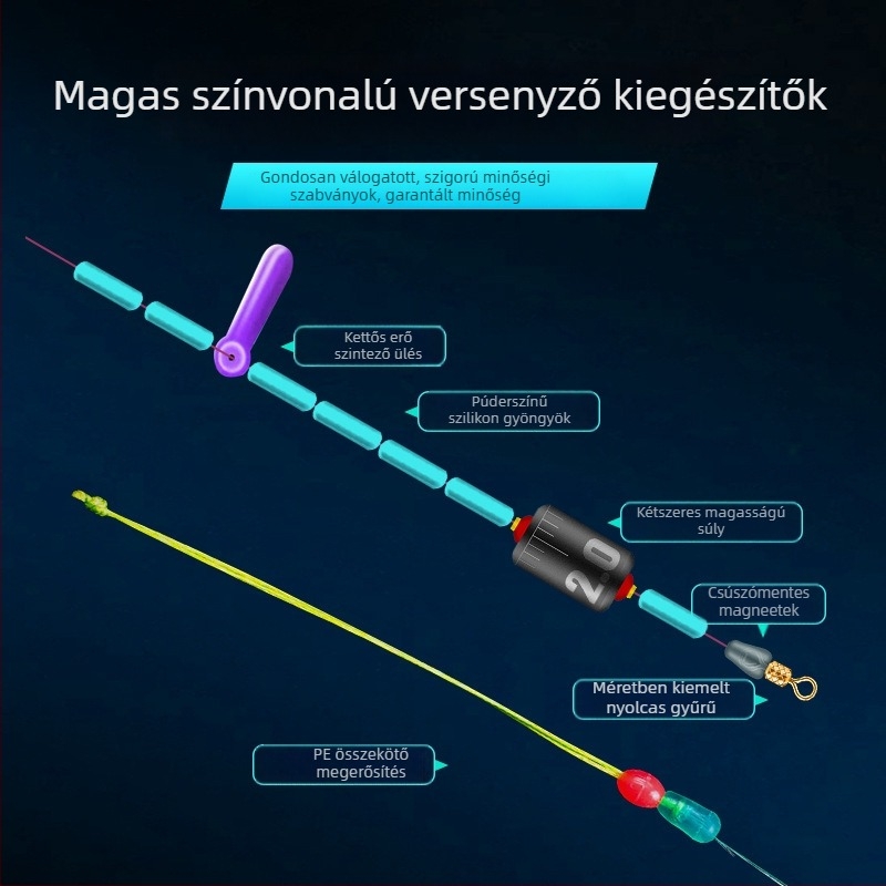 Chuanji fő zsinór, nylon, kézzel kötött, teljes készlet